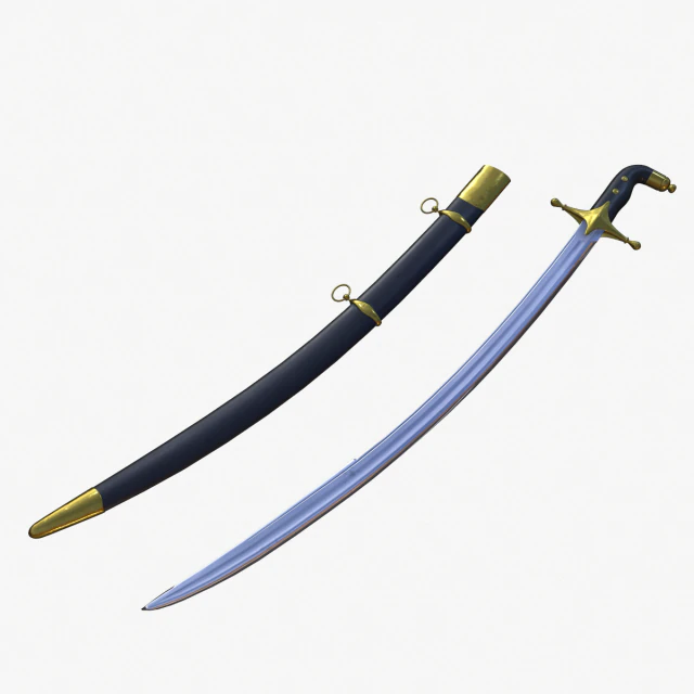 saber 3D Model .c4d .max .obj .3ds .fbx .stl .blend