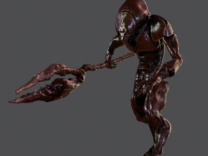 monster alien invader 3D Model