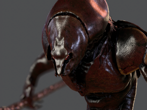 monster alien invader 3D Model