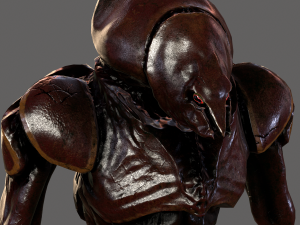 monster alien invader 3D Model
