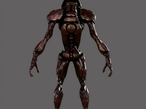 monster alien invader 3D Model