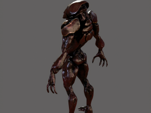 monster alien invader 3D Model