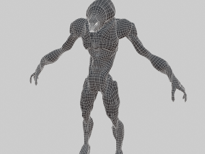 monster alien invader 3D Model