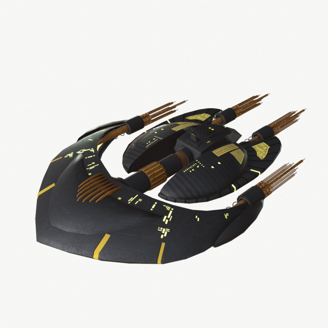 martins spaceship Model 3D .c4d .max .obj .3ds .fbx .stl .blend 