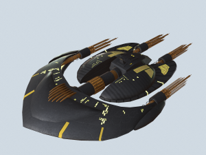 martins spaceship Model 3D