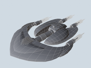 martins spaceship Model 3D