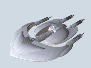 martins spaceship Model 3D