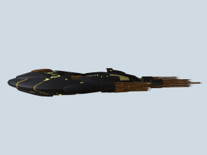 martins spaceship Model 3D