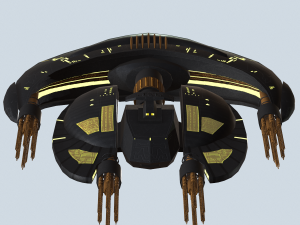 martins spaceship Model 3D