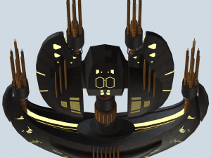 martins spaceship Model 3D