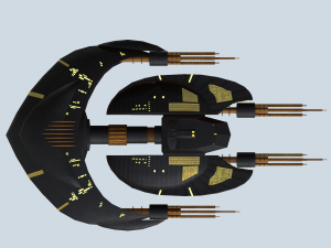 martins spaceship Model 3D