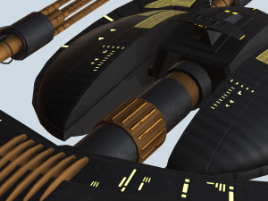 martins spaceship Model 3D