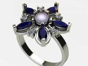 ring flower 3D Принт Модель