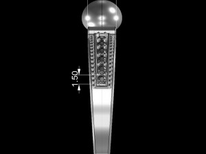 Ring pearl Model do druku 3D