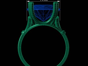 Ring elegant 3D Принт Модель