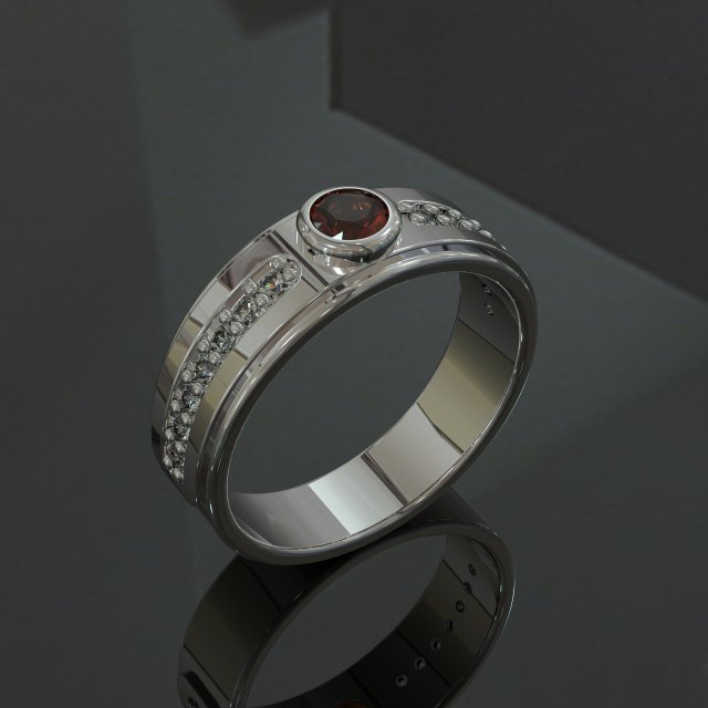 Ring unisex Modelo de impresión 3D .c4d .max .obj .3ds .fbx .stl .blend