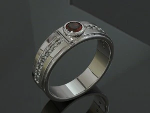 Anello unisex Modello di stampa 3D