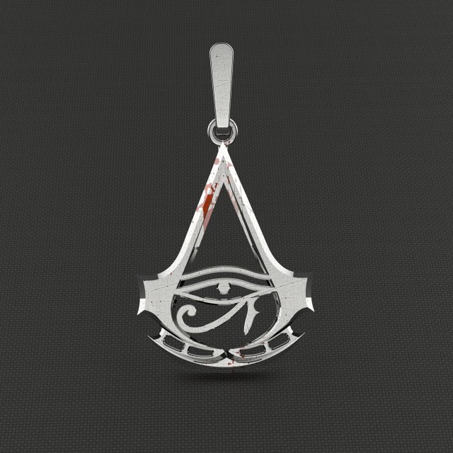pendant assassins creed origins 3D