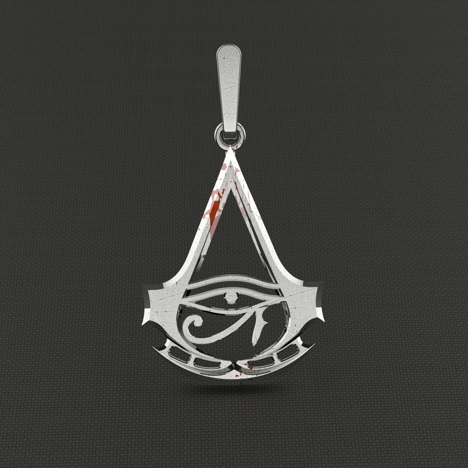 Pendant assassins creed origins 3D Print Model .c4d .max .obj .3ds .fbx .stl .blend 