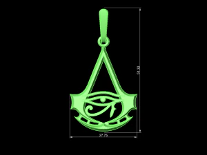 Pendant assassins creed origins 3D Print Model