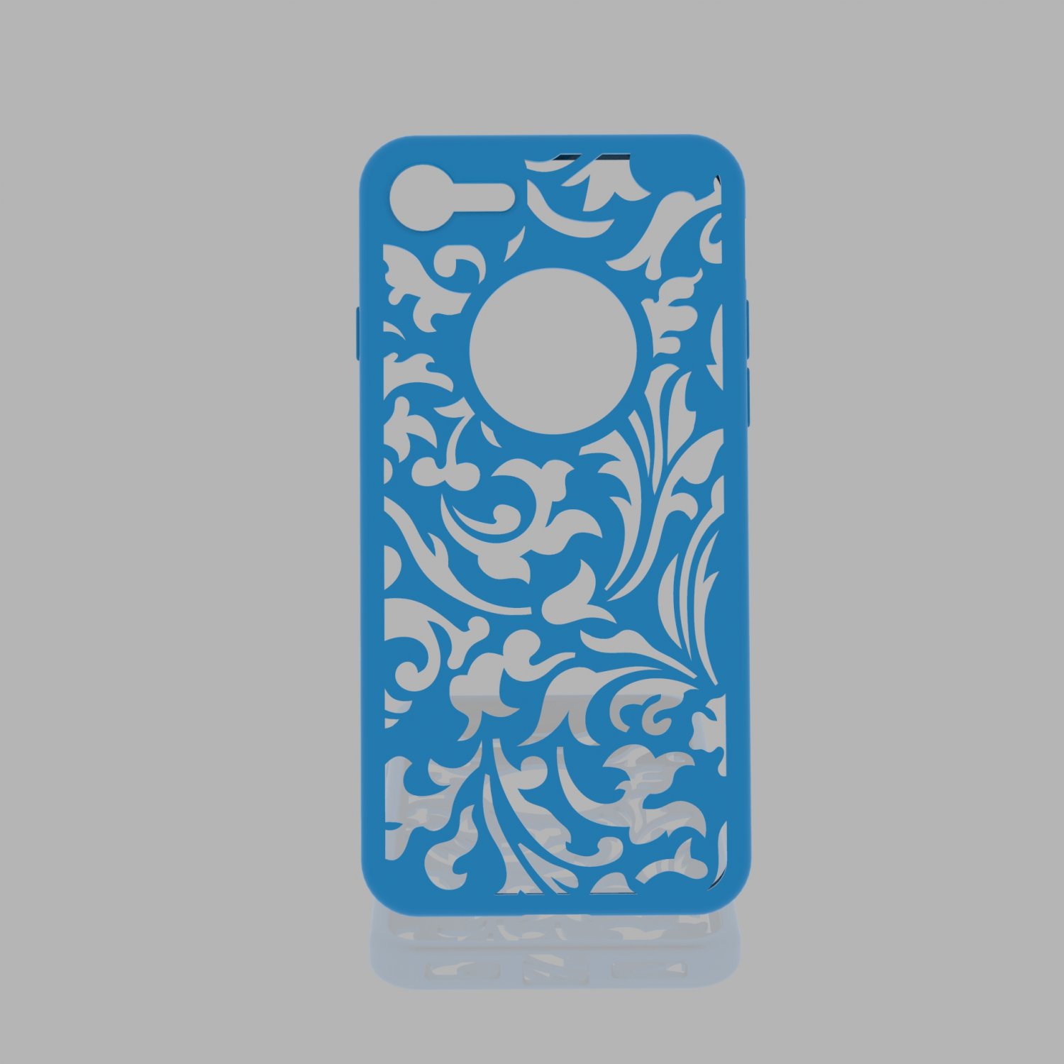 3d Printer iphone 7 Case Skull.