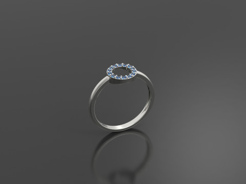 Circle ring 3D Print Model