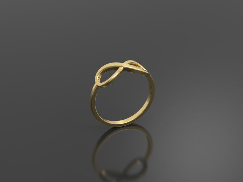 Infinity Ring 3D Print Model