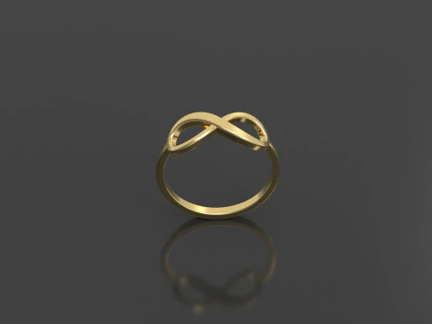Infinity Ring 3D Print Model