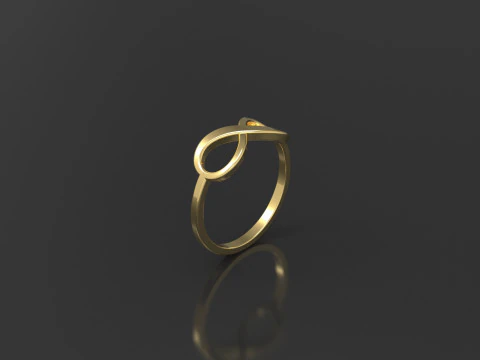 Infinity Ring 3D Print Model
