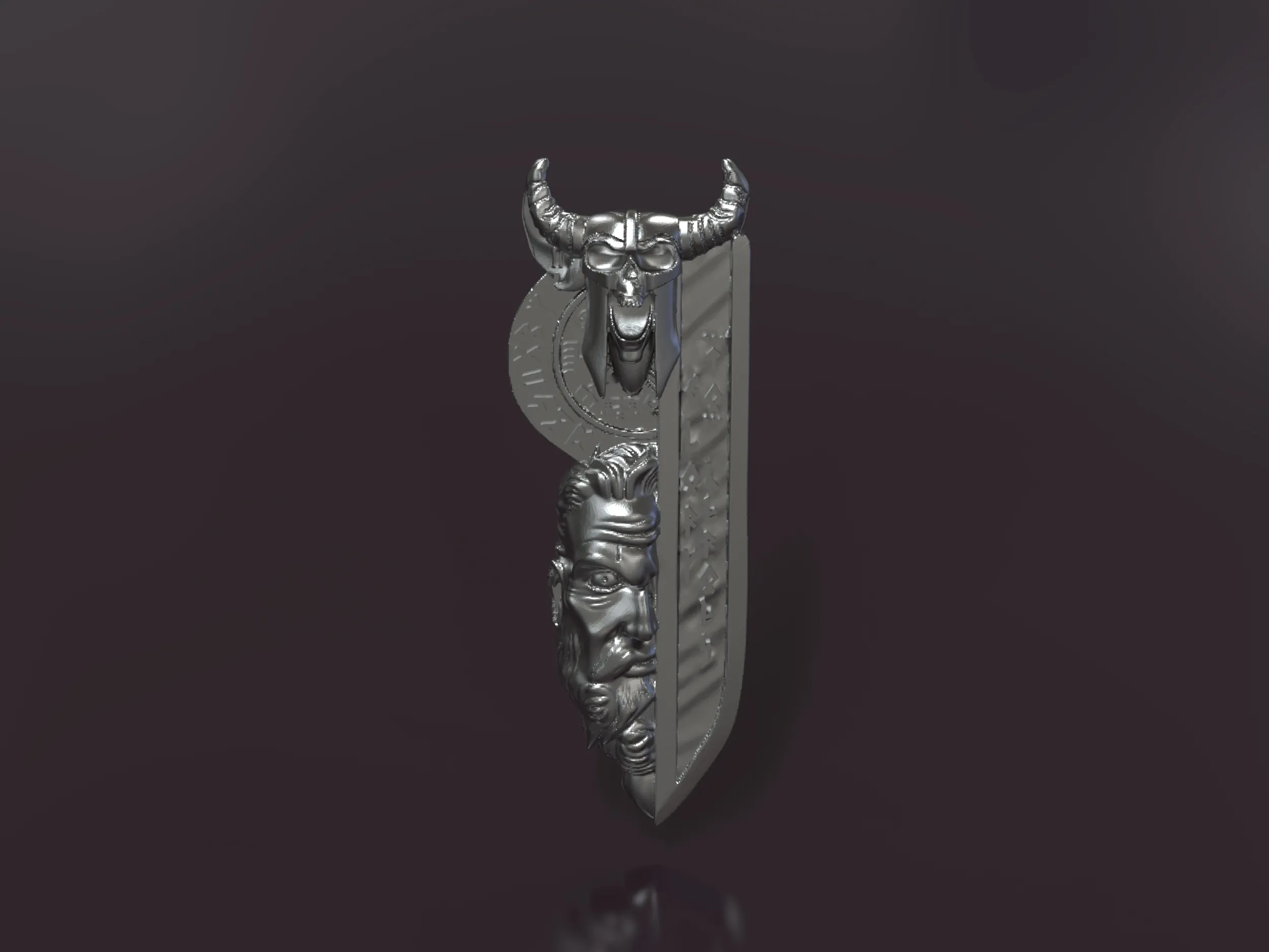 Viking Warrior 3D Model .c4d .max .obj .3ds .fbx .stl .blend 