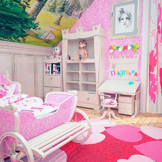 Girls princess bedroom set deals