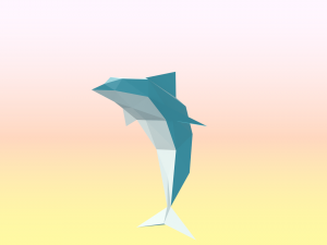 dolphin low poly 3D Модель