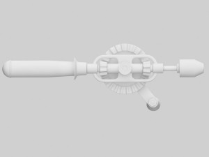 hand drill made in ussr 3D Model