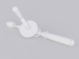 hand drill made in ussr 3D Model