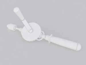 hand drill made in ussr 3D Model