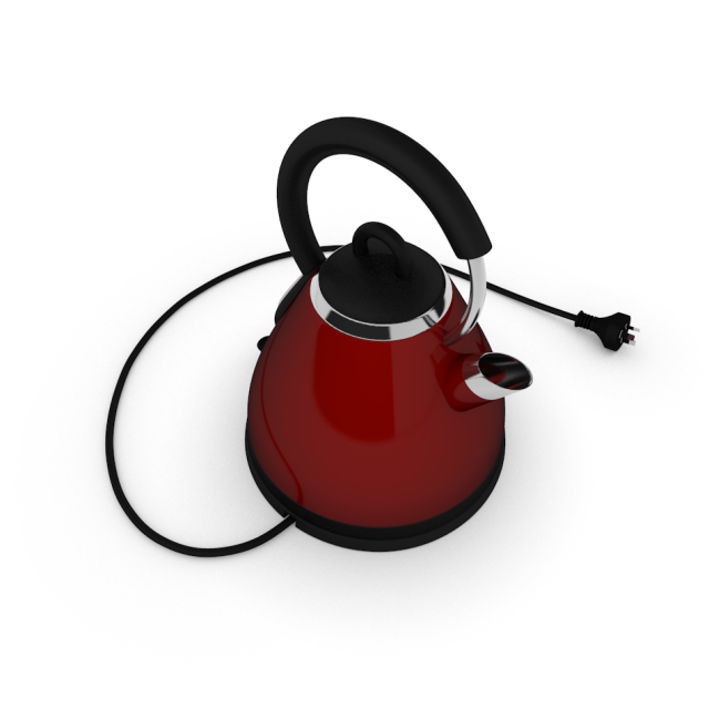 kettle 3D Model .c4d .max .obj .3ds .fbx .stl .blend