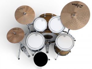 drum kit 3Dモデル