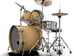 drum kit 3Dモデル