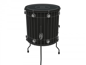 drum kit 3Dモデル