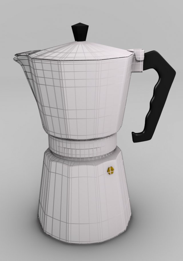 coffee maker 3Dモデル .c4d .max .obj .3ds .fbx .stl .blend 