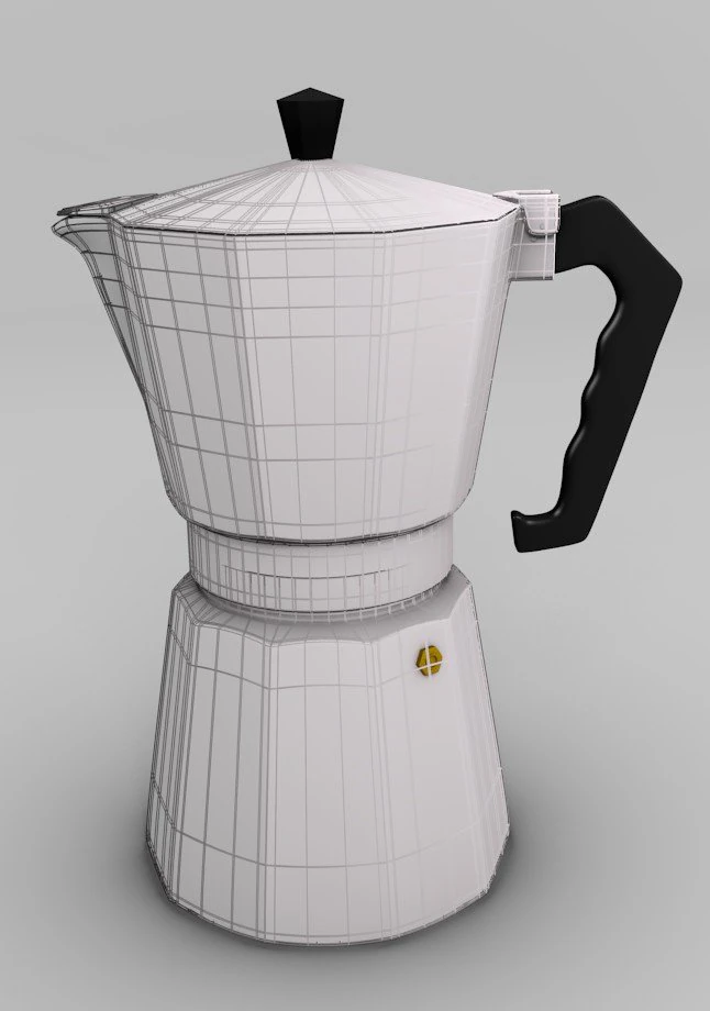 coffee maker 3D Model .c4d .max .obj .3ds .fbx .stl .blend 