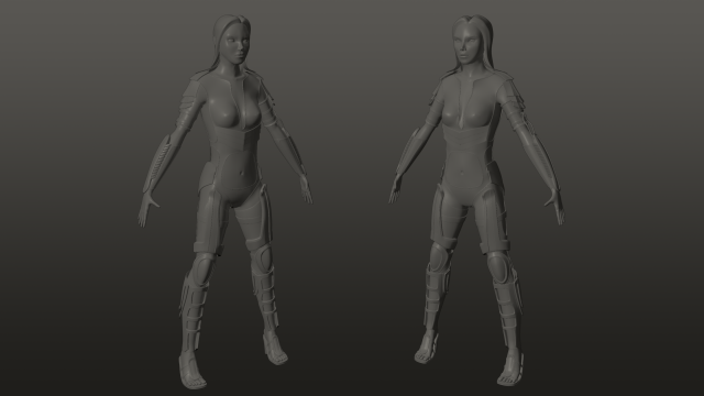 elf character Model 3D .c4d .max .obj .3ds .fbx .stl .blend 