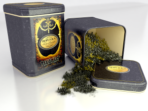 tea tin container Modelo 3D
