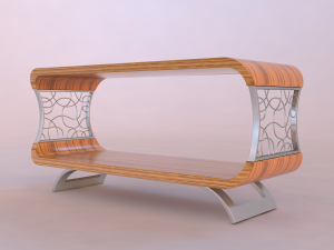 simple coffee table Modello 3D