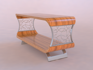 simple coffee table Modello 3D