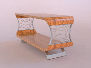 simple coffee table 3D Model