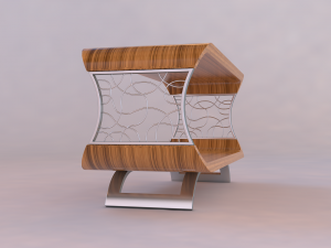 simple coffee table Modello 3D