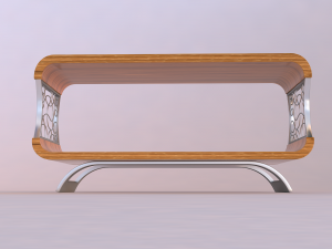 simple coffee table Modello 3D