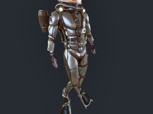 futuristic diver 3D Модель