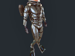 футуристический дайвер 3D Модель